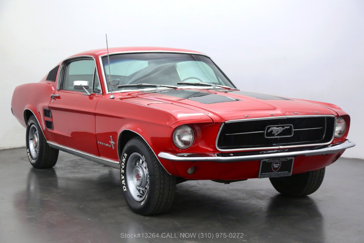 1967 mustang candy apple red