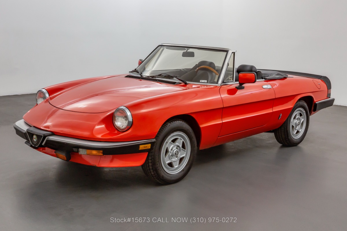 1985 Alfa Romeo Spider Veloce Convertible Stock # 15673-374 Visit Www 