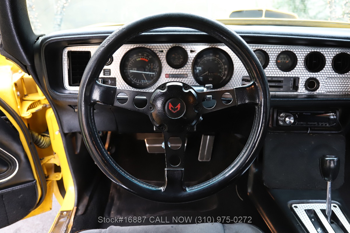 1978 pontiac trans am interior