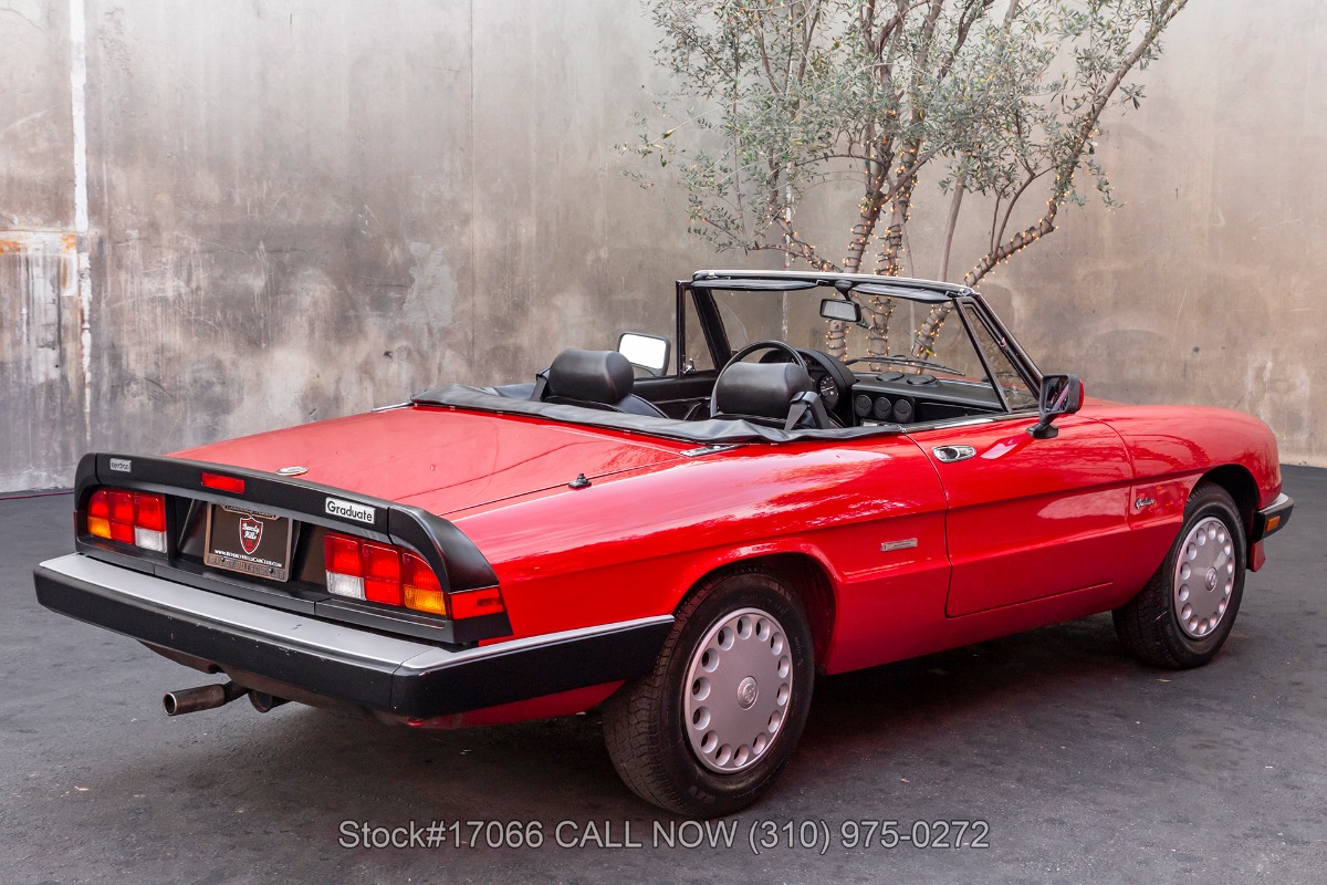 1988 Alfa Romeo Spider Graduate | Beverly Hills Car Club