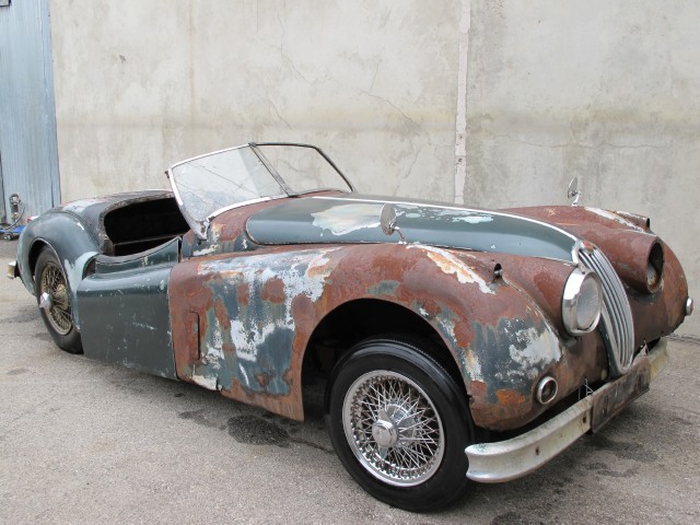 1957 Jaguar XK140 OTS | Beverly Hills Car Club